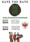 Save the Date Dorffest - Jubiläumswochenende